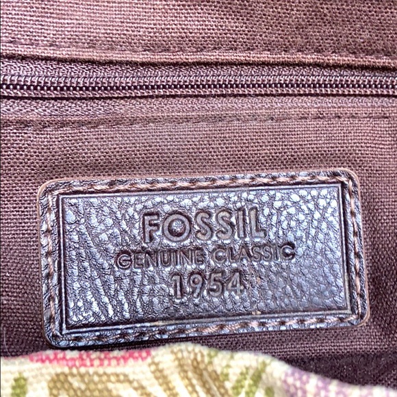 Fossil Floral Canvas Shoulder Bag - Picture 11 of 12